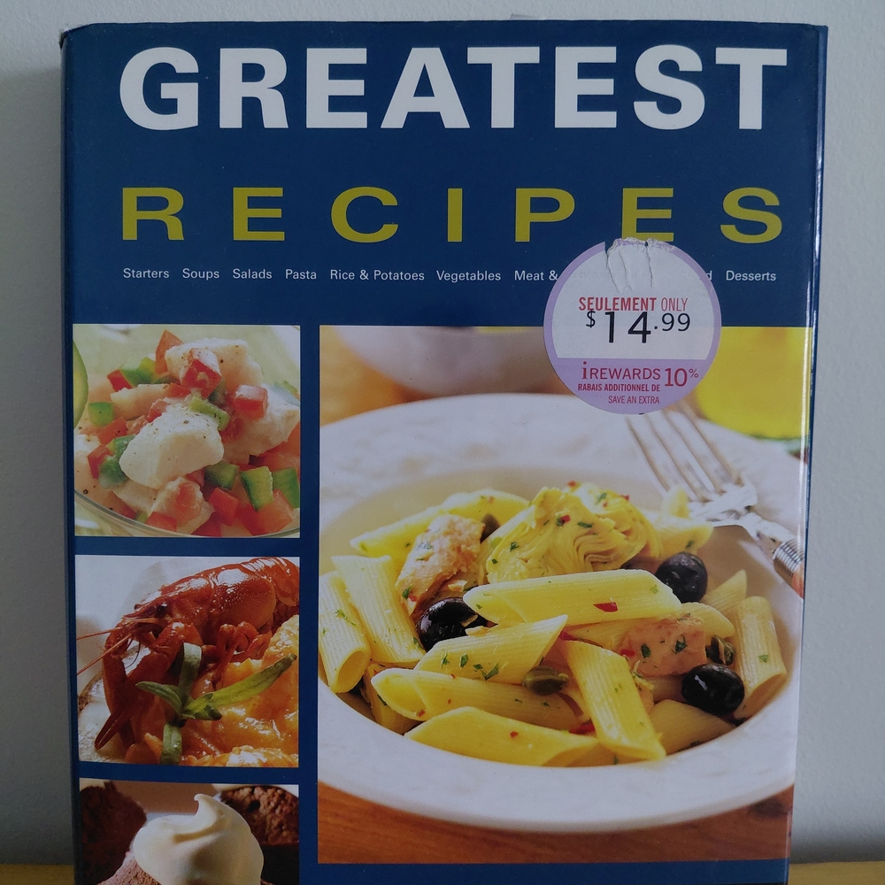 Greatest Recipes Cookbook